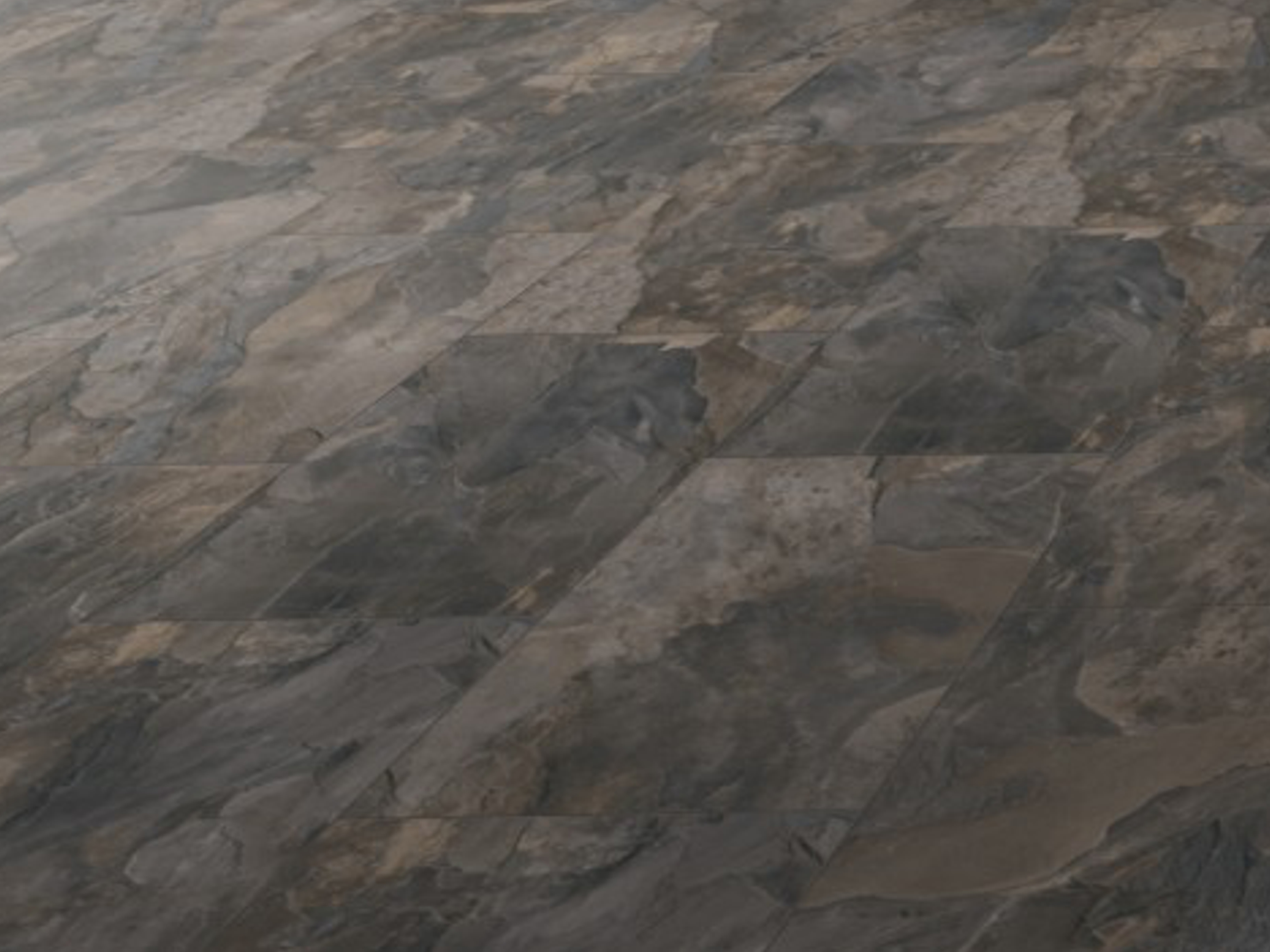 Laminatboden Pewter Slate, Fliese (OS) K388 KronoOriginal® - Atlantic - 8 mm Stark