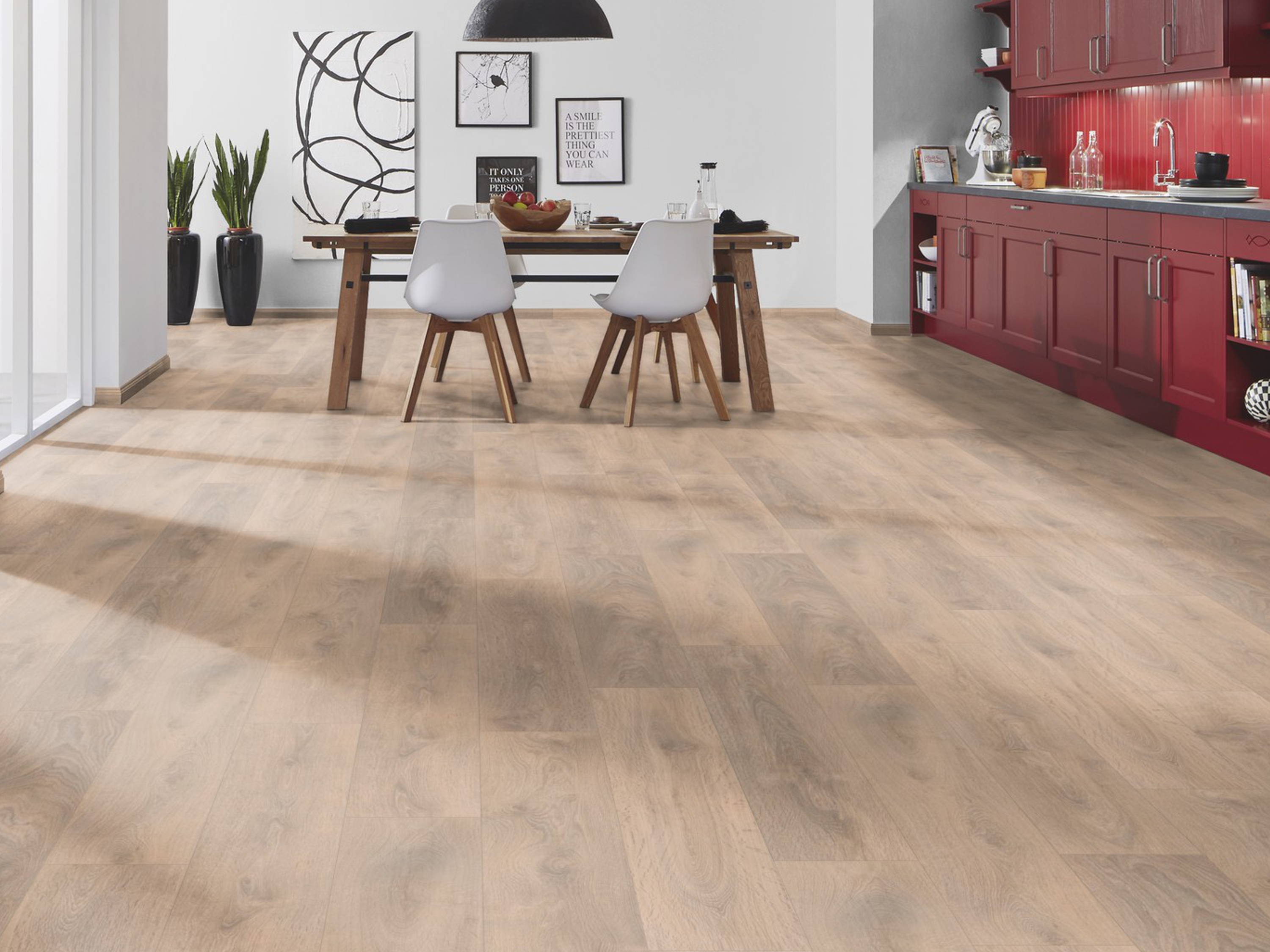 Laminatboden Blonde Oak 8575 (LP) Super Natural Classic by KronoOriginal, Stärke: 8 mm