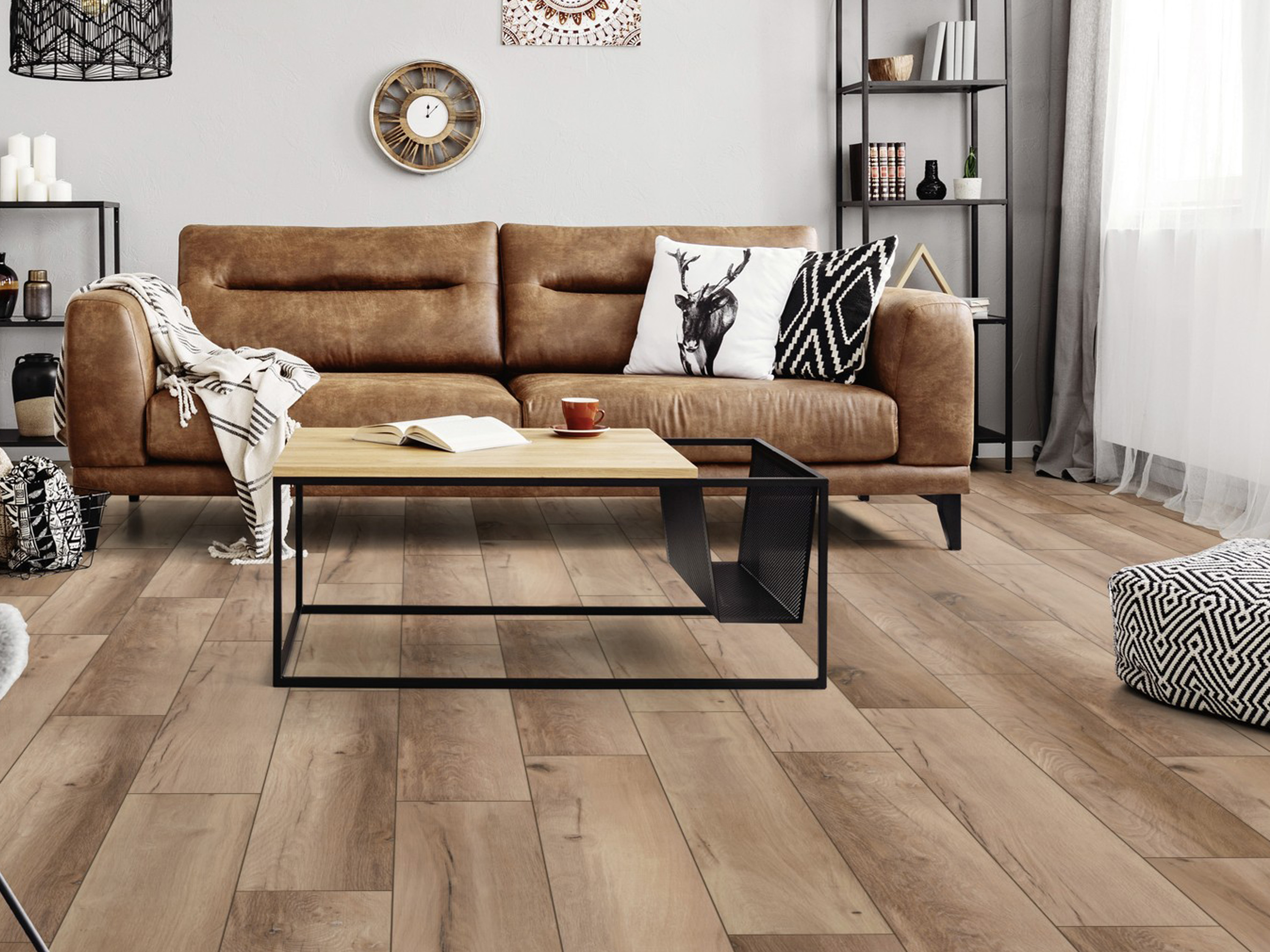 Hazel Range Oak K507 Organic Flex 7 mm mit O.R.C.A Technologie und integr. Trittschalldämmung KronoOriginal®