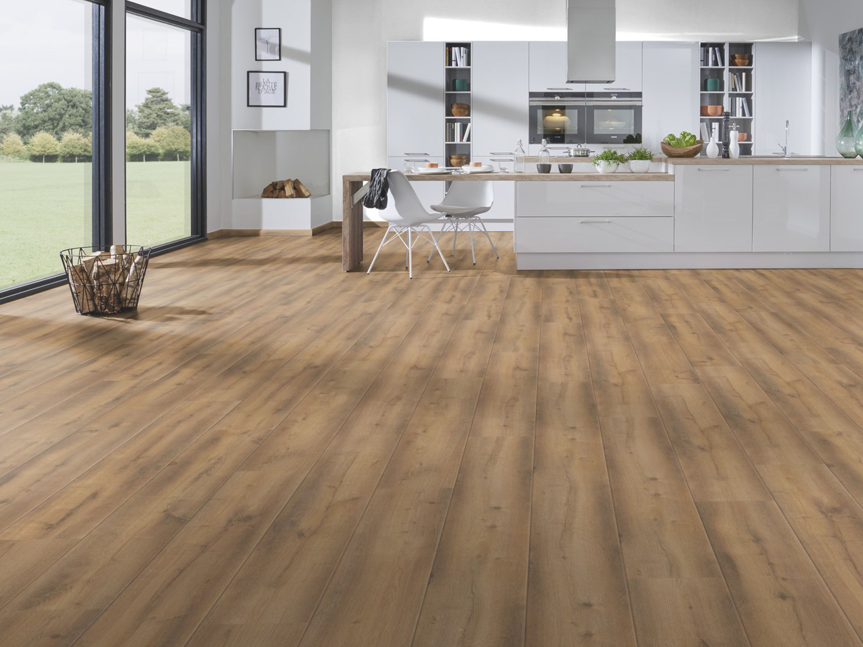 Furnierparkett Oak Cream O350 Organic Veneer Parquet mit MO.RE! von KronoOriginal®