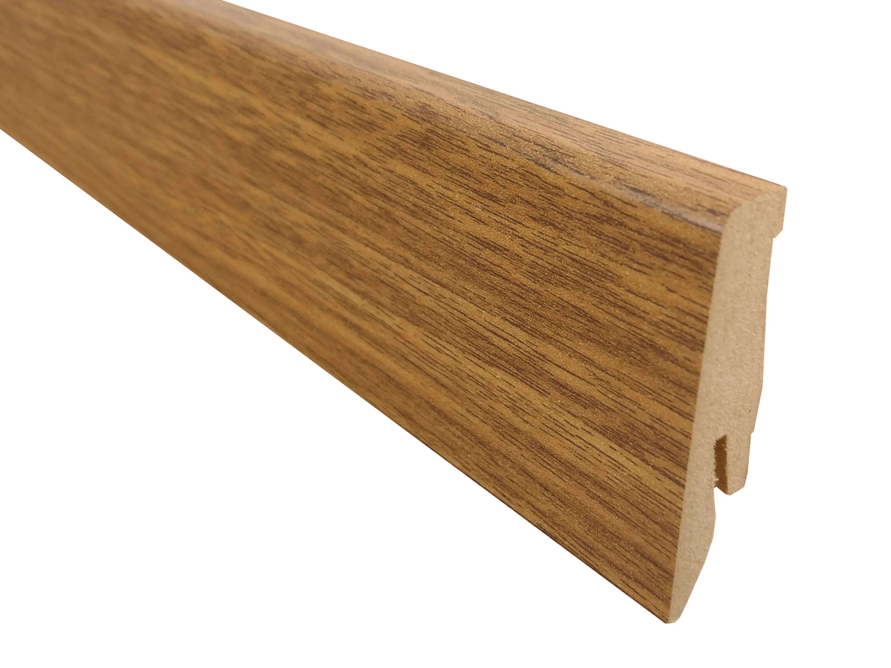 TRECOR® Laminatboden Sockelleiste - Trend Oak Dark Nr. 281 - MDF gerade Form