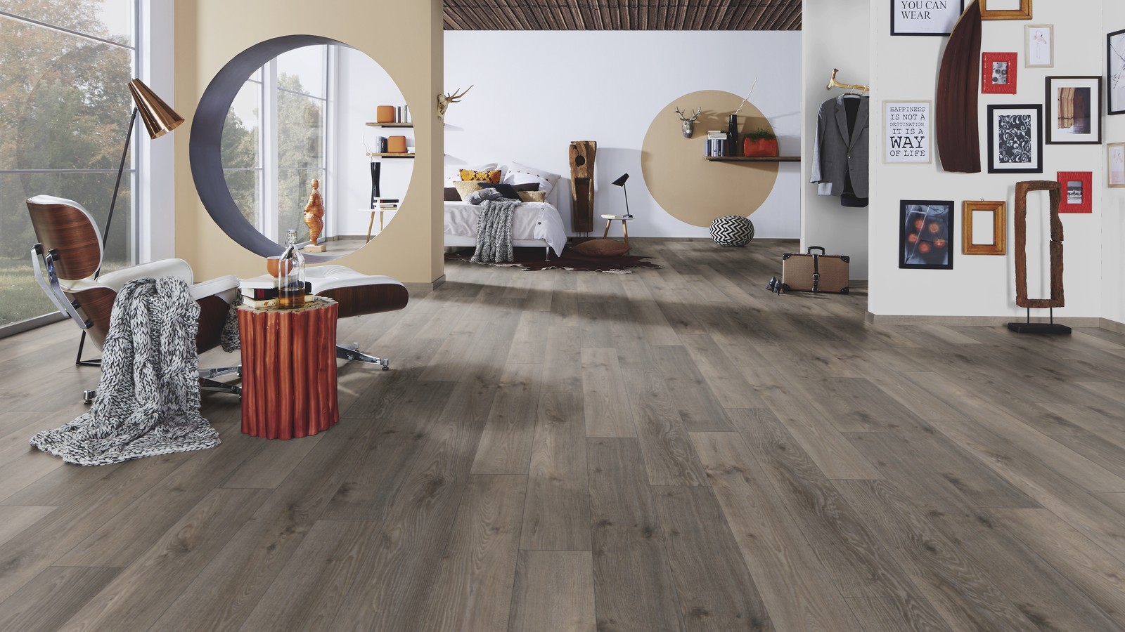 Laminatboden Aeolus Oak K415 Laminat Super Natural Classic by kronospan 8 mm Stark