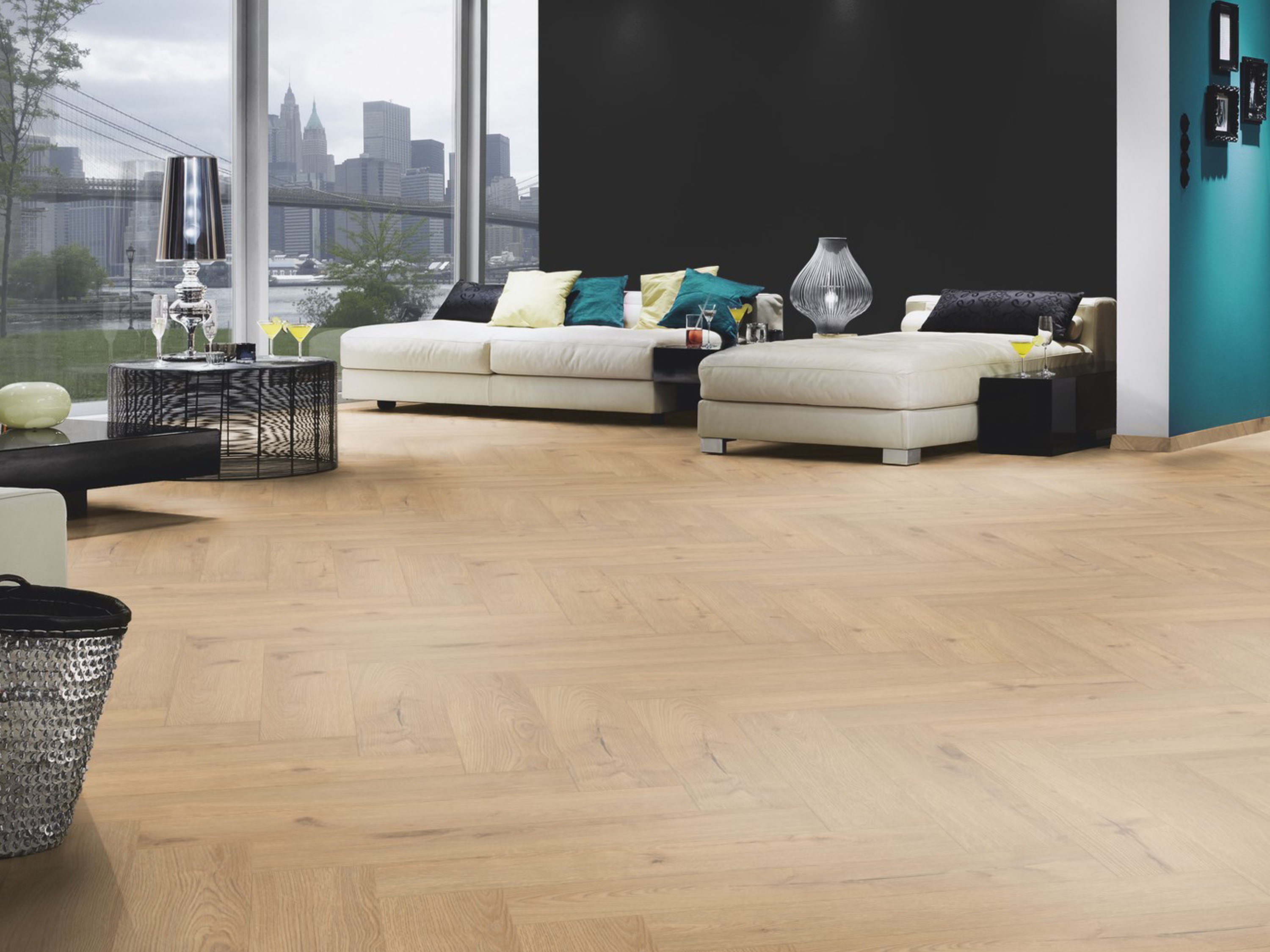 Laminatboden KronoOriginal® Herringbone - Sundance Oak K326 - 8 mm Stark - Fischgrät-Laminat