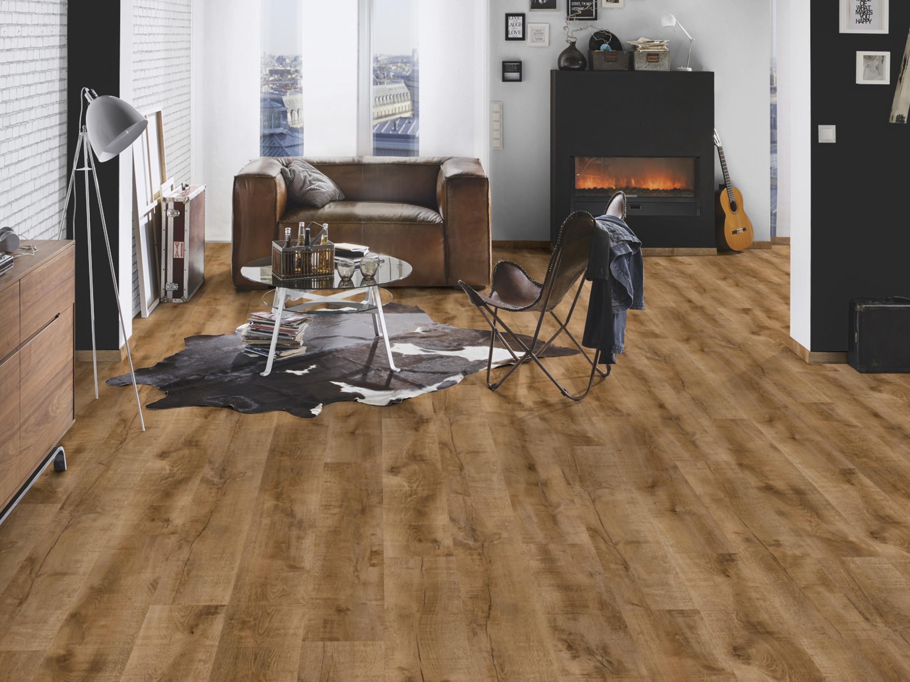 Laminatboden Gold Volcano Oak, Landhausdiele (NL) K462 KronoOriginal® - Castello - 8 mm Stark