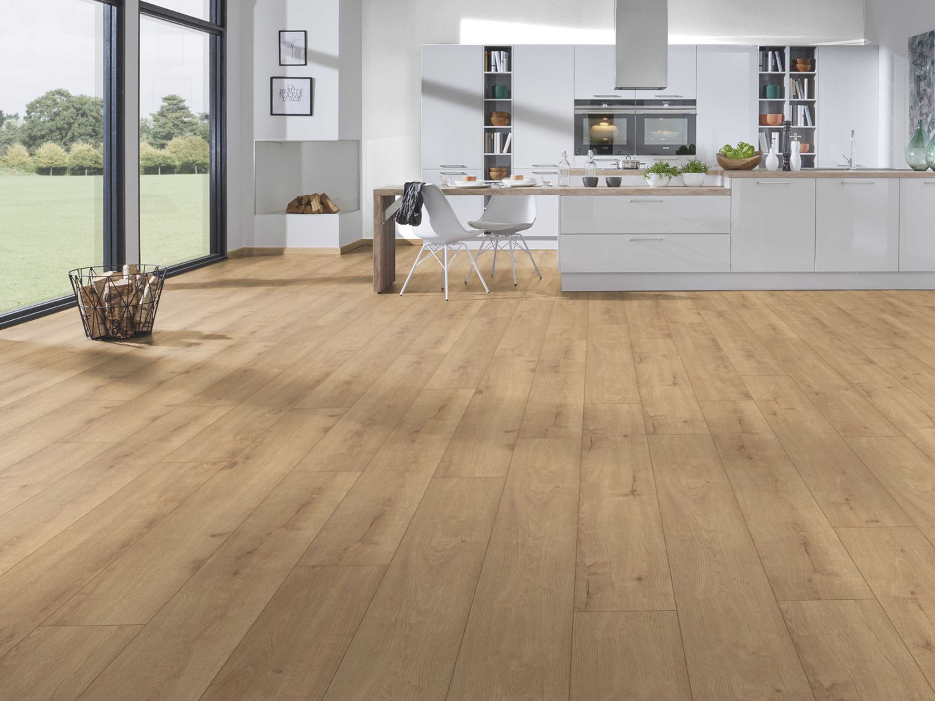 Honey Montreux Oak K657 Laminat Langdiele mit Fase Altitude 12 - mit MO.RE KronoOriginal®