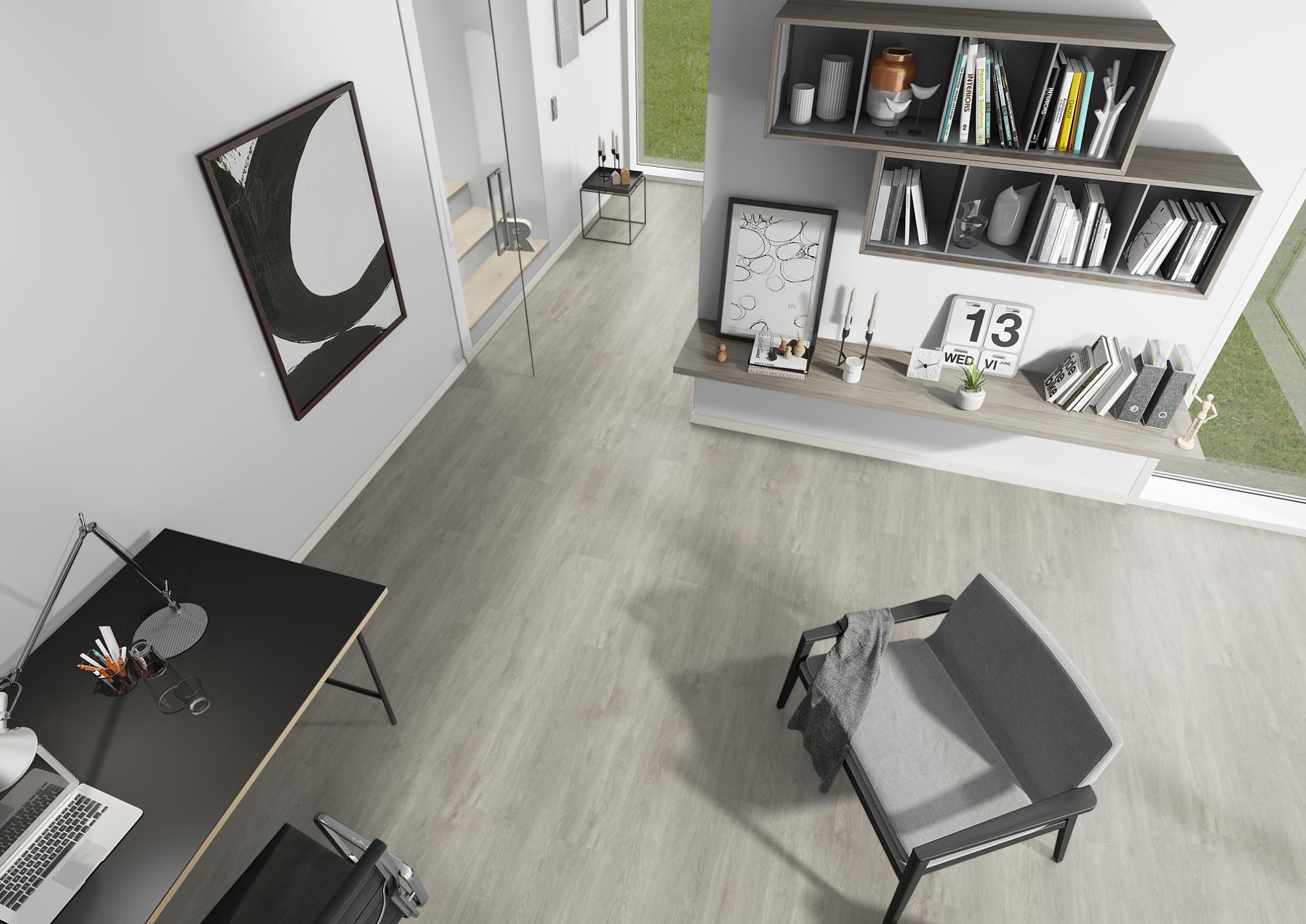 TRECOR® Dryback Klebe Vinyl Trend Oak White Landhausdiele - 2 mm Stark