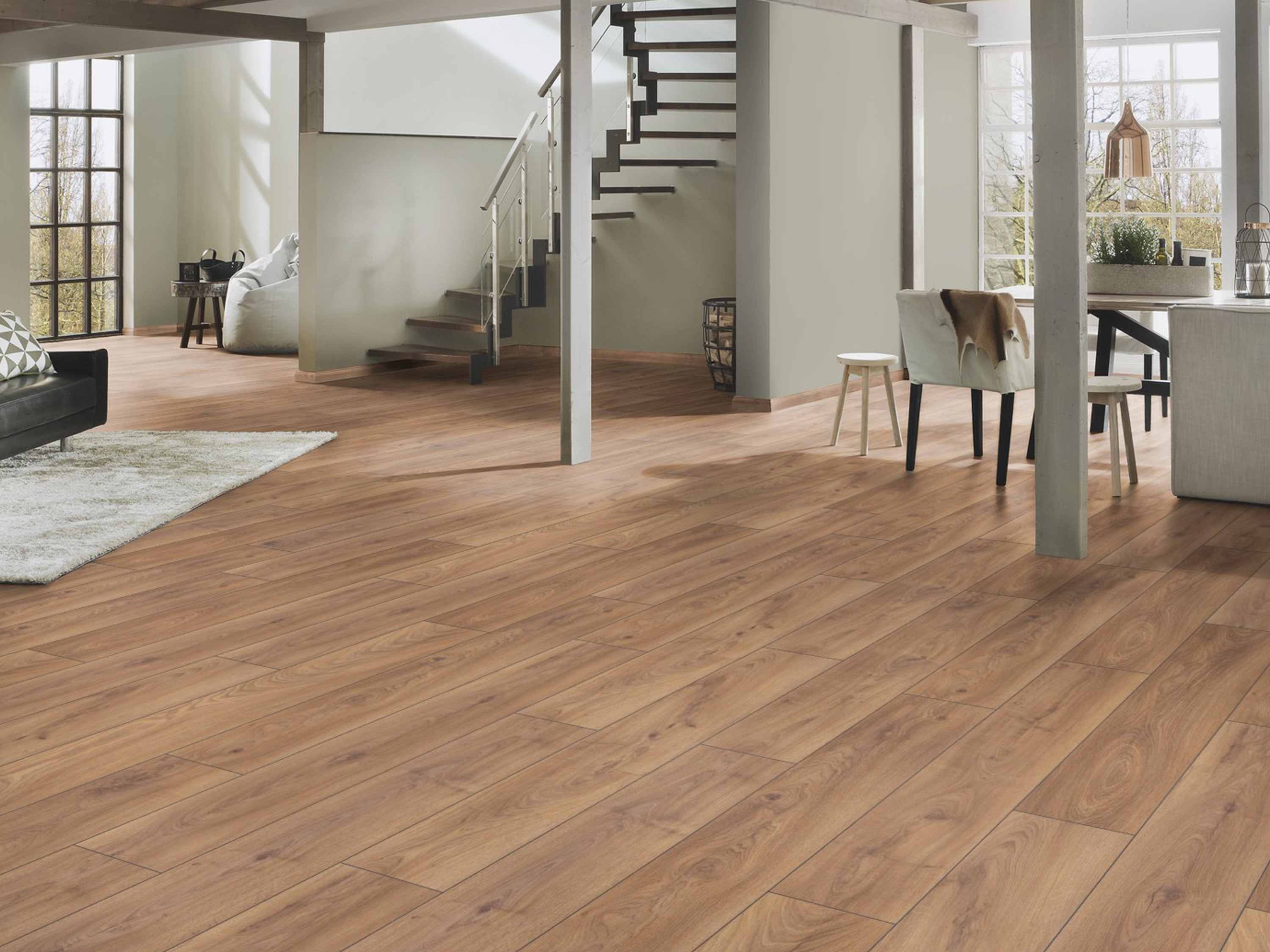 Laminatboden KronoOriginal® Atlantic 12 - Firebrand Oak K450 - 12 mm - MO.RE! Moisture resistant