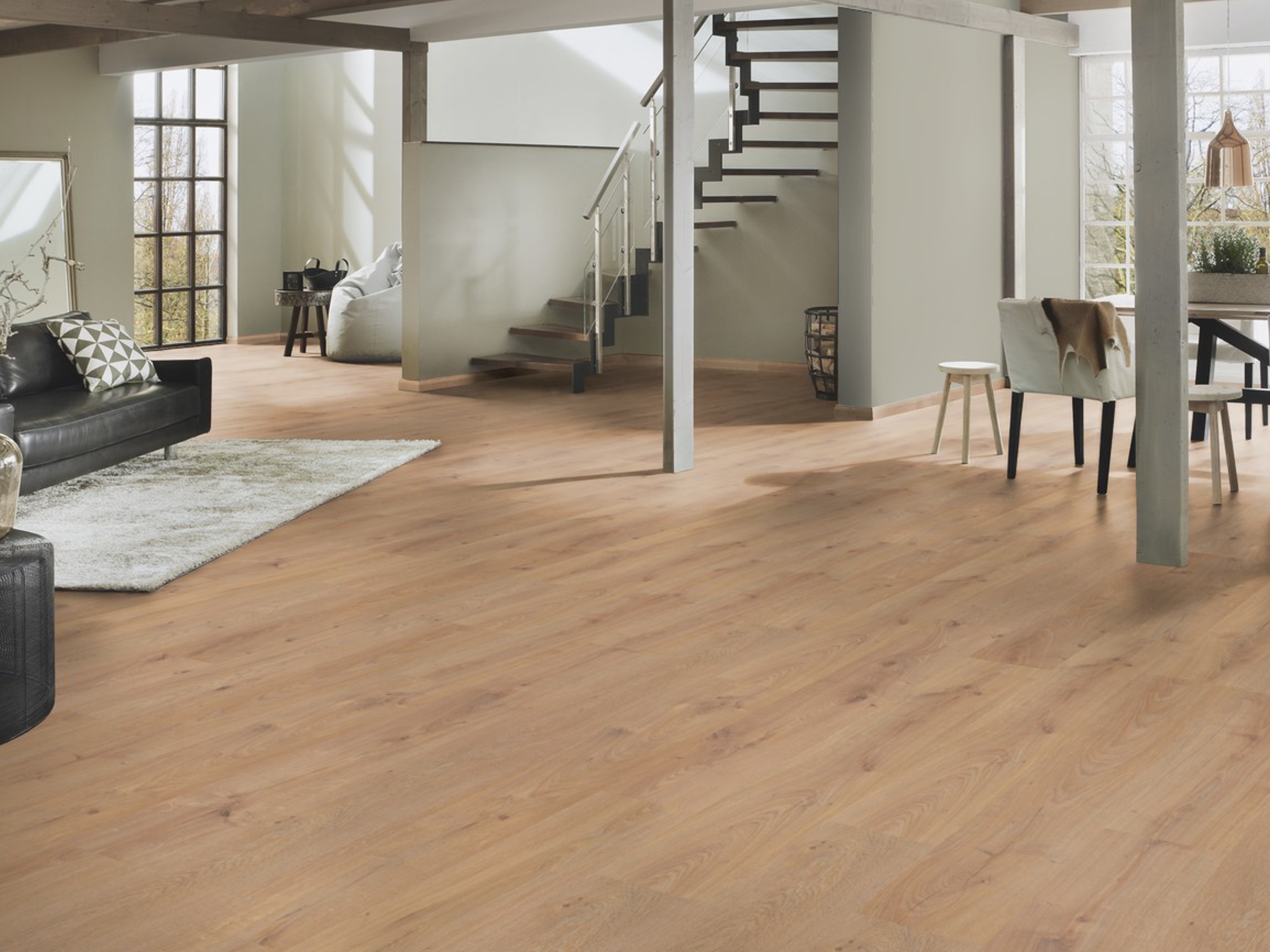 Laminatboden TRECOR® Classic - Timber Oak Nr. 5945 mit Klicksystem 7 mm Stark