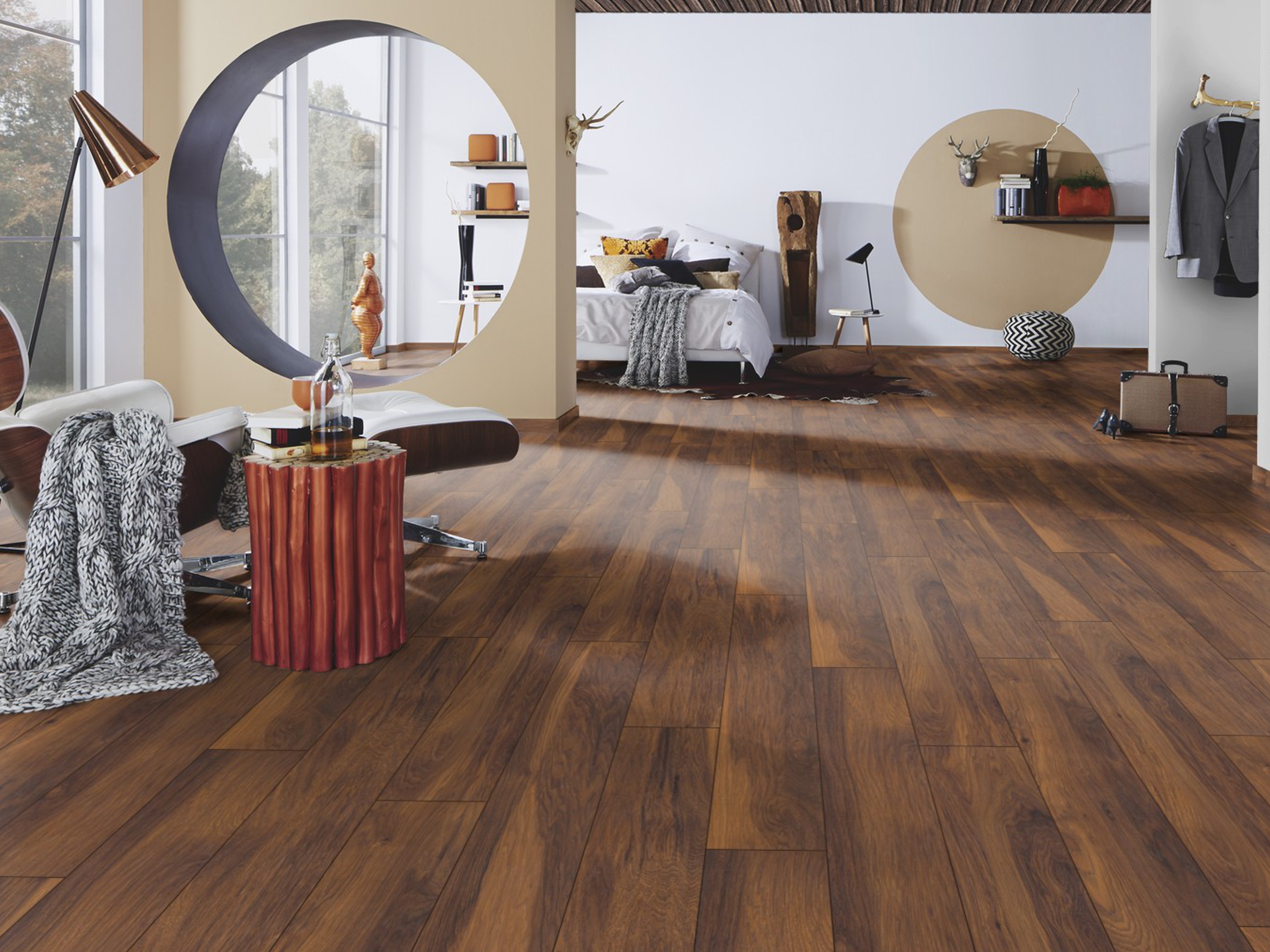 Red River Hickory 8156 Landhausdiele Laminat mit Fase Vintage Classic - Krono Original