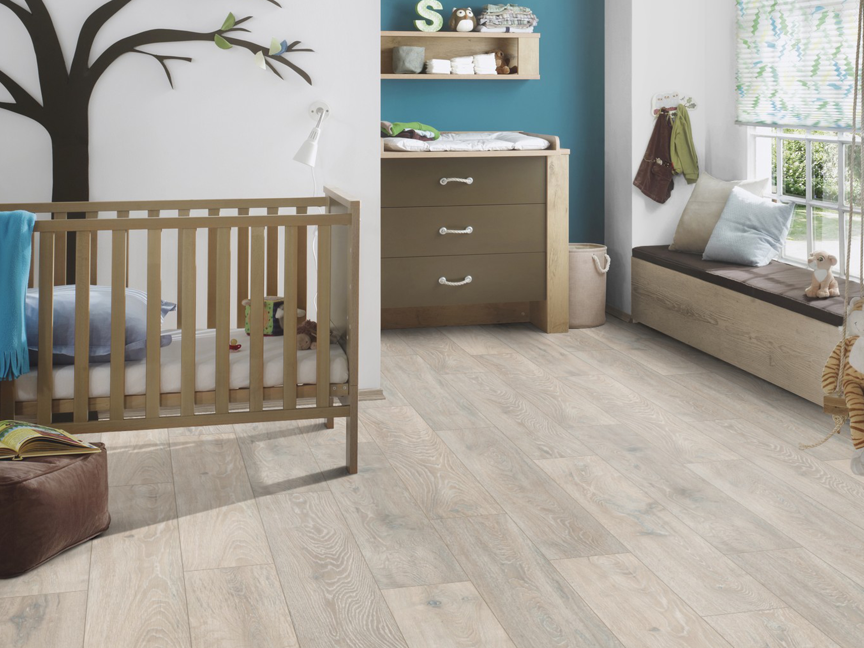 Laminatboden Colorado Oak 5543 (HC) Super Natural Classic by Krono Original, Stärke: 8 mm