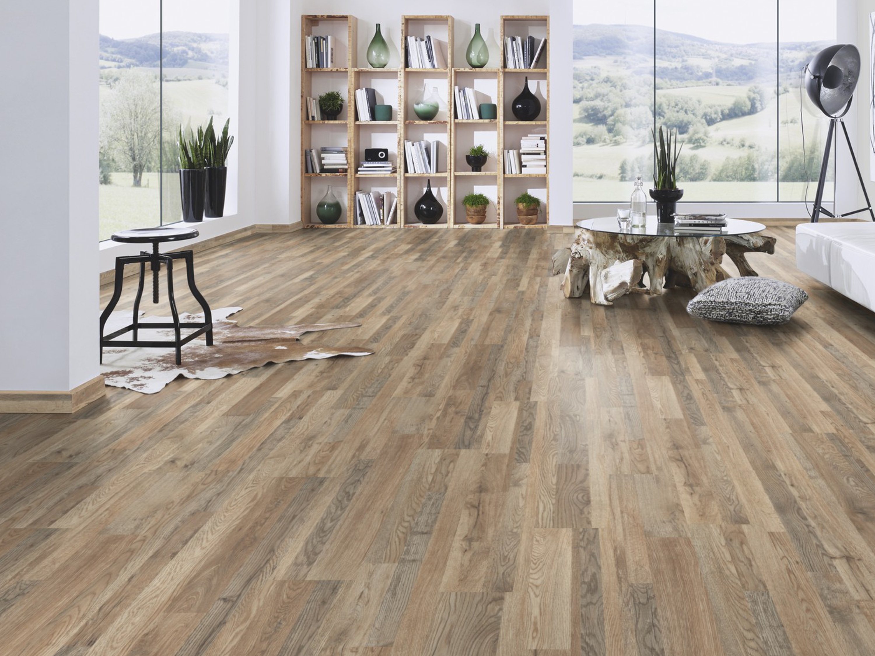 Laminatboden Cabinwood Oak, Landhausdiele (MW) K656 KronoOriginal® - Castello - 8 mm Stark