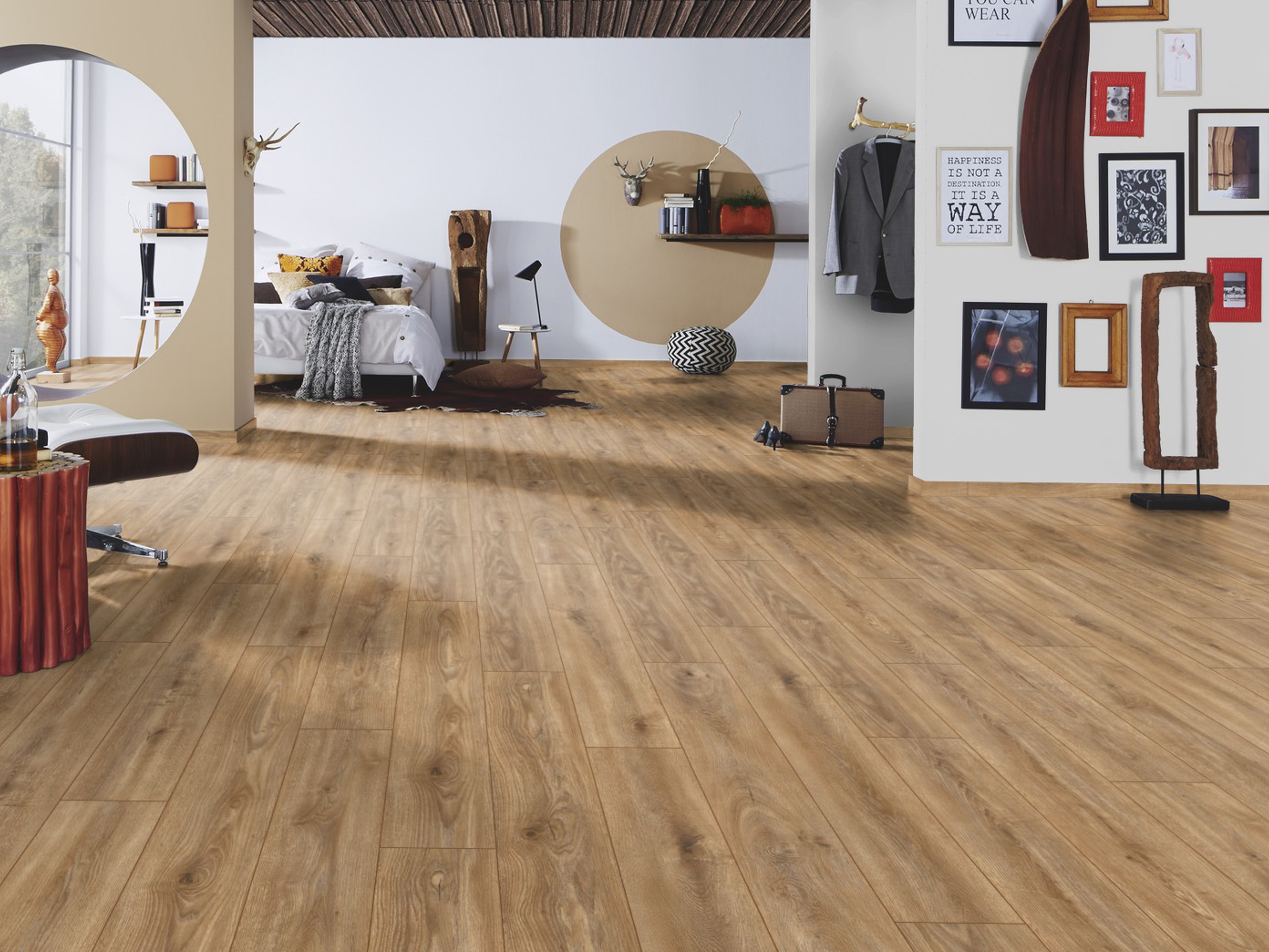 KronoOriginal® Laminat Cottage - Antique Cashmere Oak K 471 - Landhausdiele mit V4 Fuge - 7 mm Stark