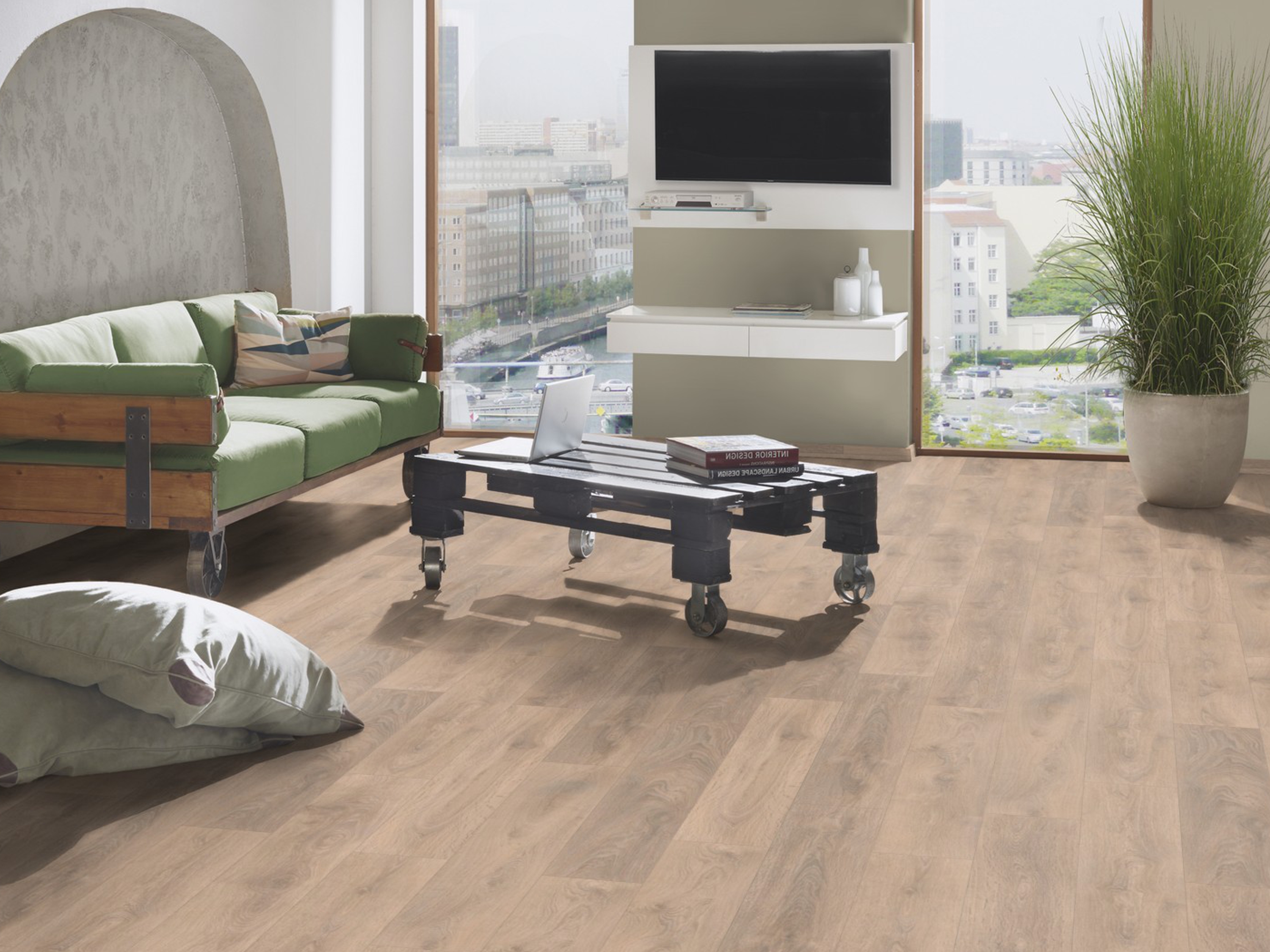 Laminatboden Blonde Oak 8575 (LP) Super Natural Classic by KronoOriginal, Stärke: 8 mm