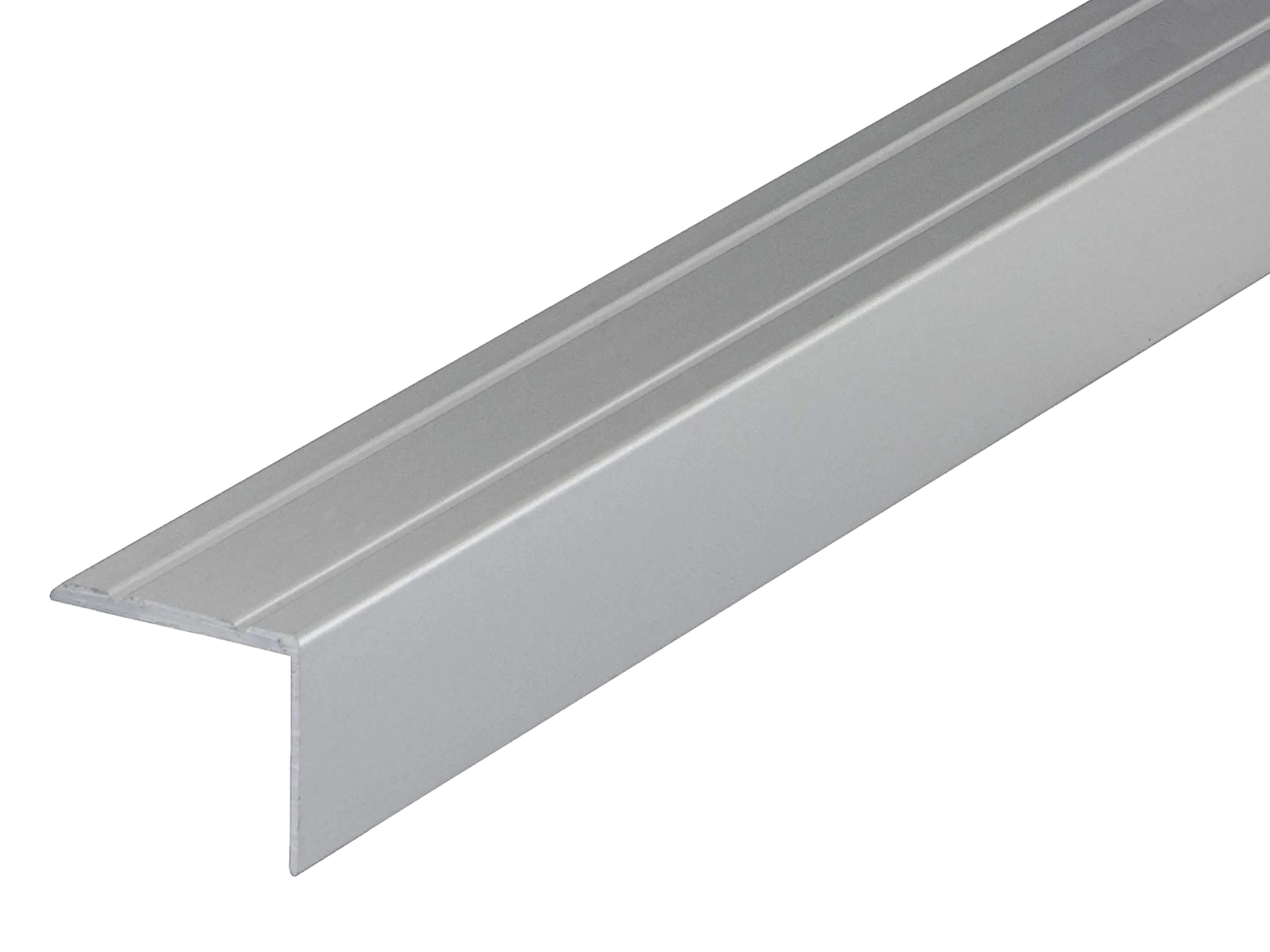 ufitec® Winkelprofil / Treppenkantenprofil  - selbstklebend - 30 x 24,5 mm -  Alu eloxiert