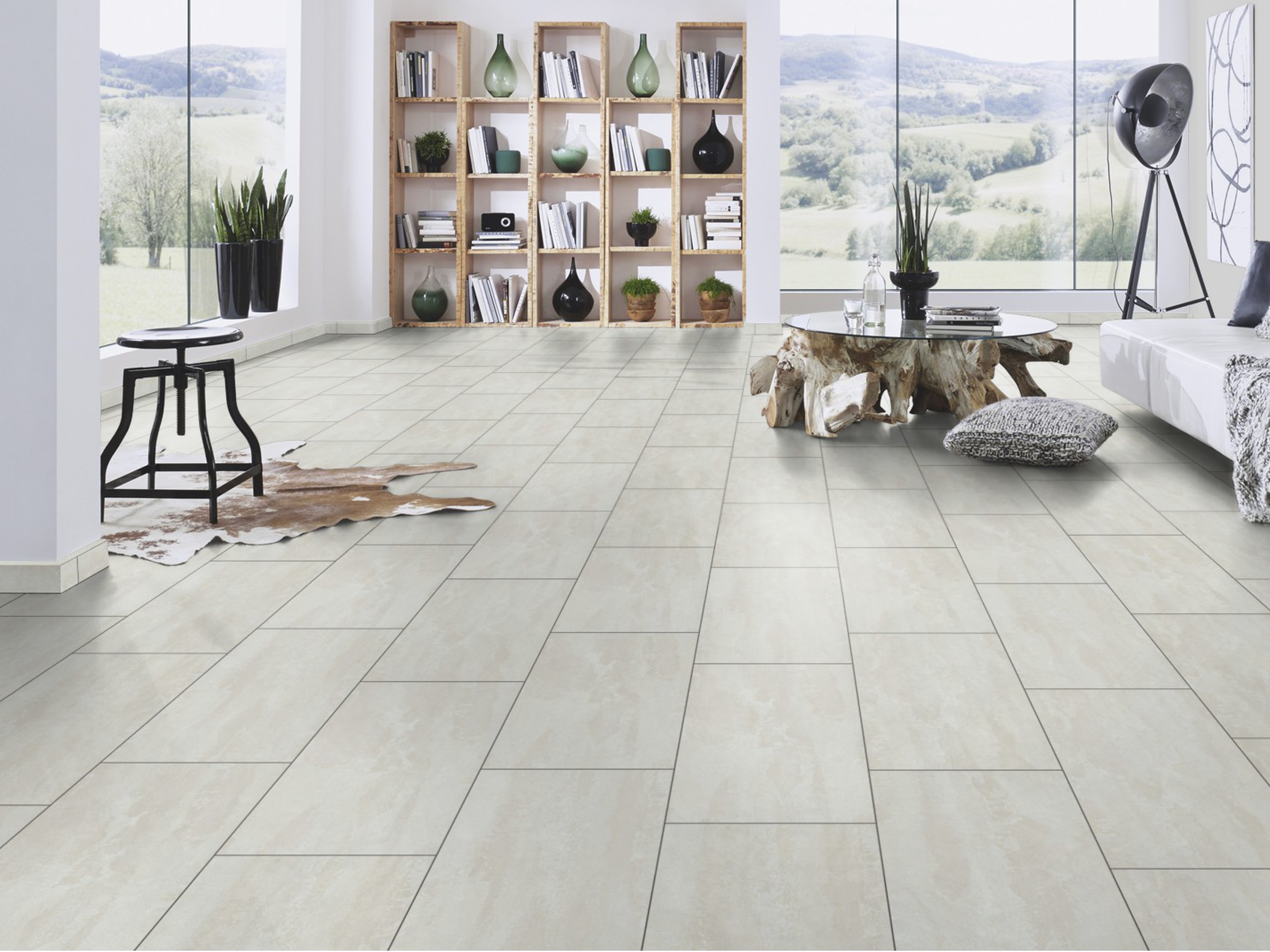 Laminatboden Ice Flow, Fliese (RT) K385 KronoOriginal® - Atlantic - 8 mm Stark