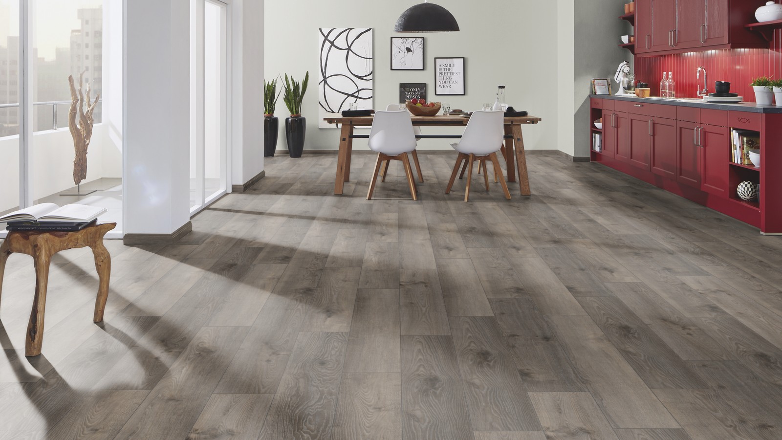 Laminatboden Aeolus Oak K415 Laminat Super Natural Classic by kronospan 8 mm Stark