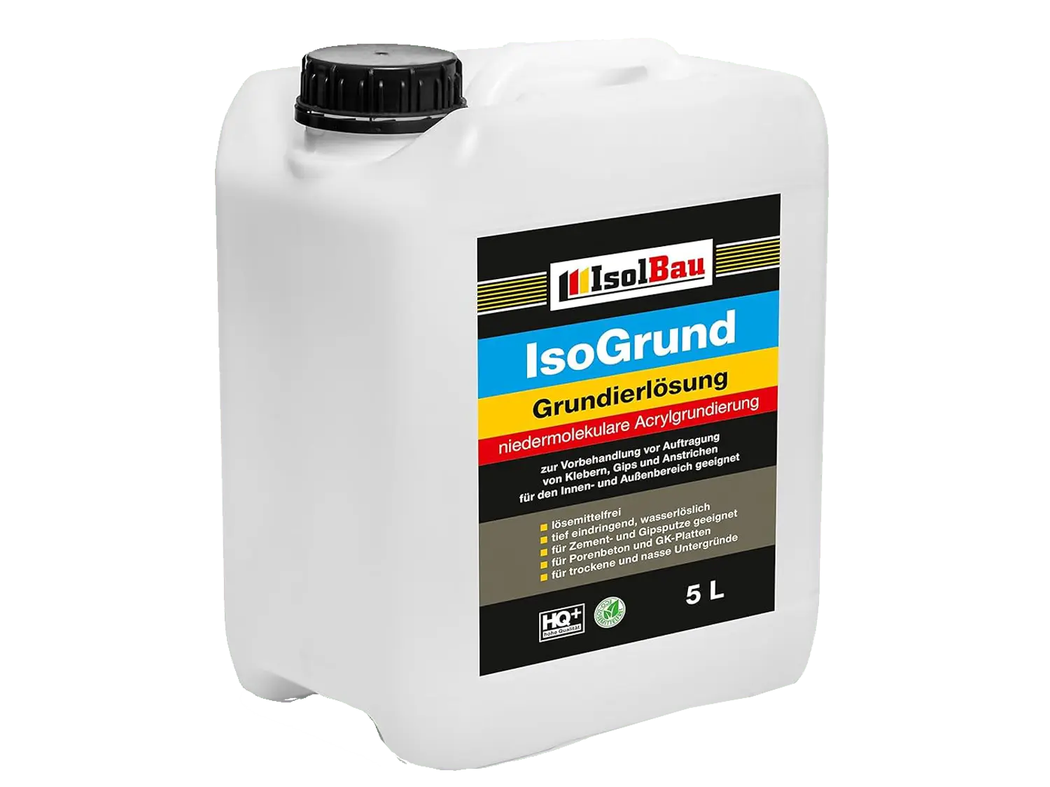 Tiefengrund, Isogrund 5 Liter Grundierung, Acrylgrundierung - PREMIUM QUALITAT -