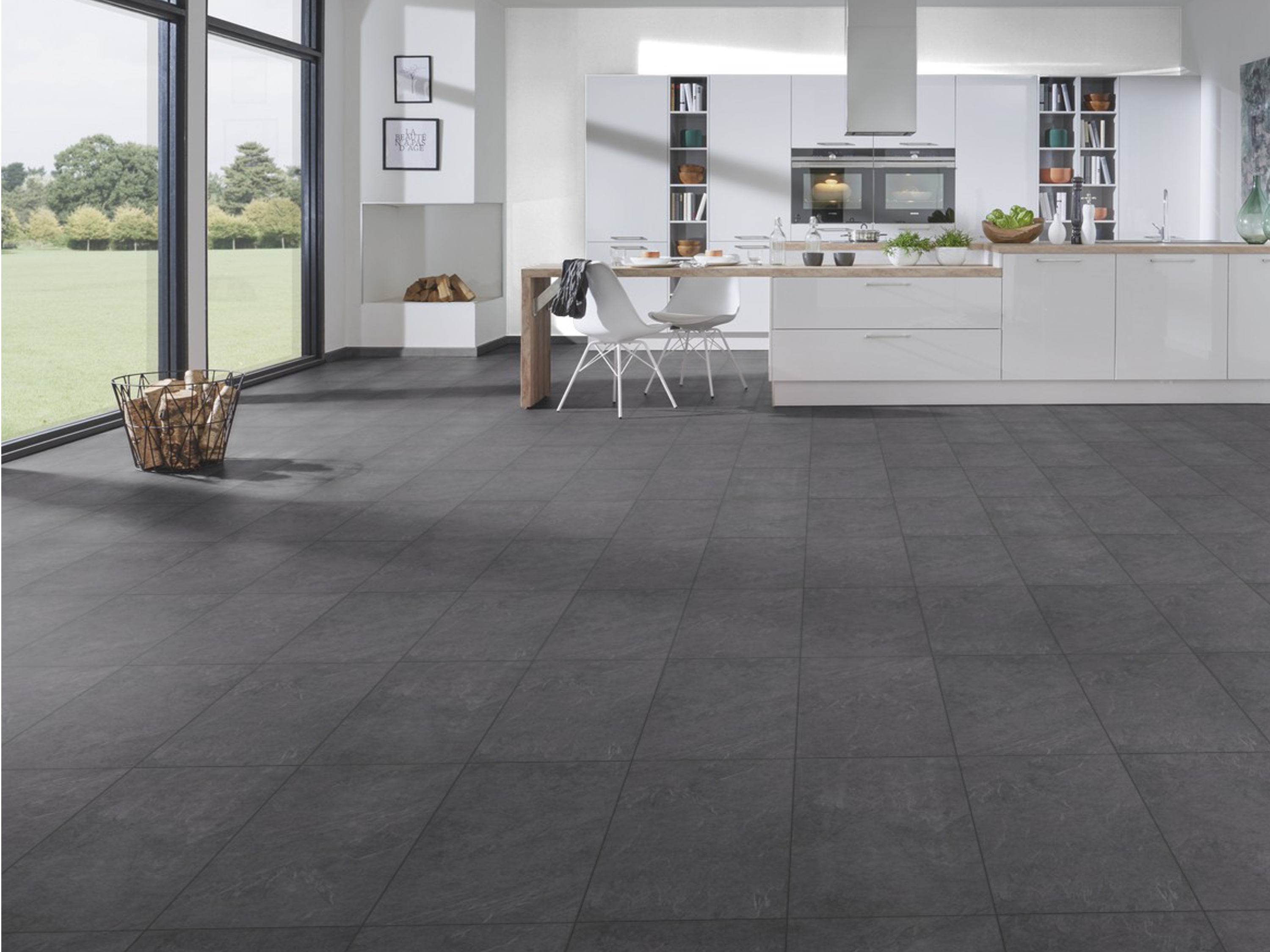 Laminatboden Mustang Slate, Fliese (AS) 8475 KronoOriginal® - Atlantic - 8 mm Stark