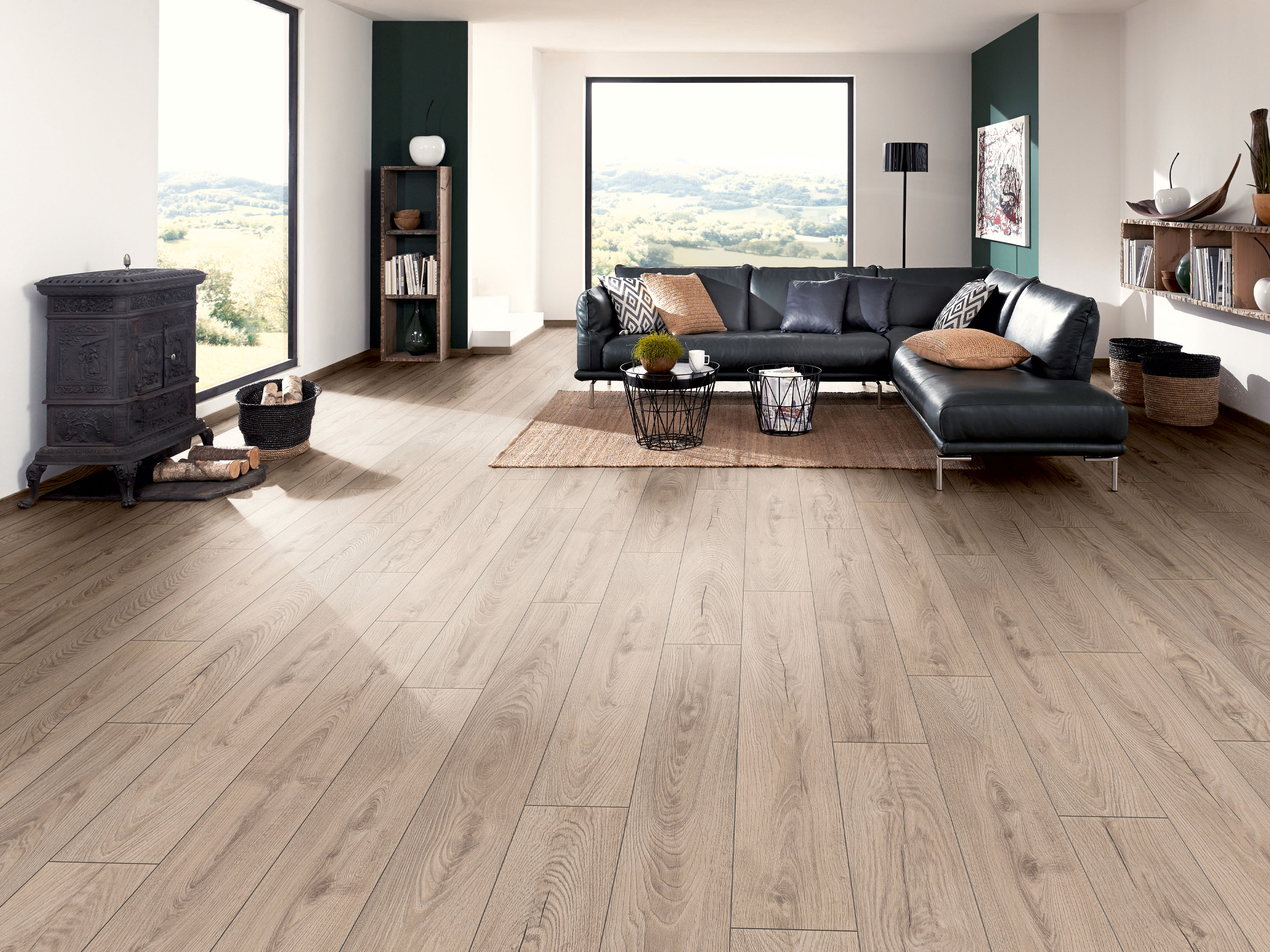 Mushroom Carpenter Oak K478 Landhausdiele Laminat mit Fase Atlantic 10 - mit MO.RE KronoOriginal