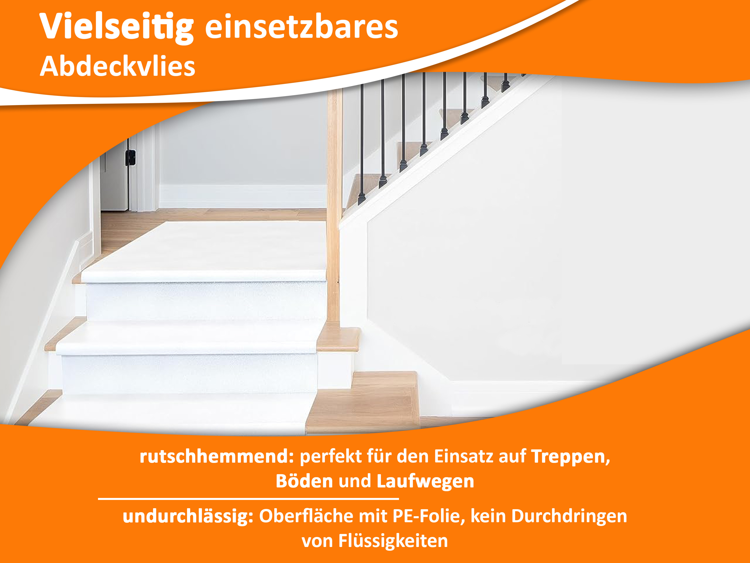 uficell® easyliner Malervlies premium Qualität, Schutzvlies, selbsthaftendes Abdeckvlies