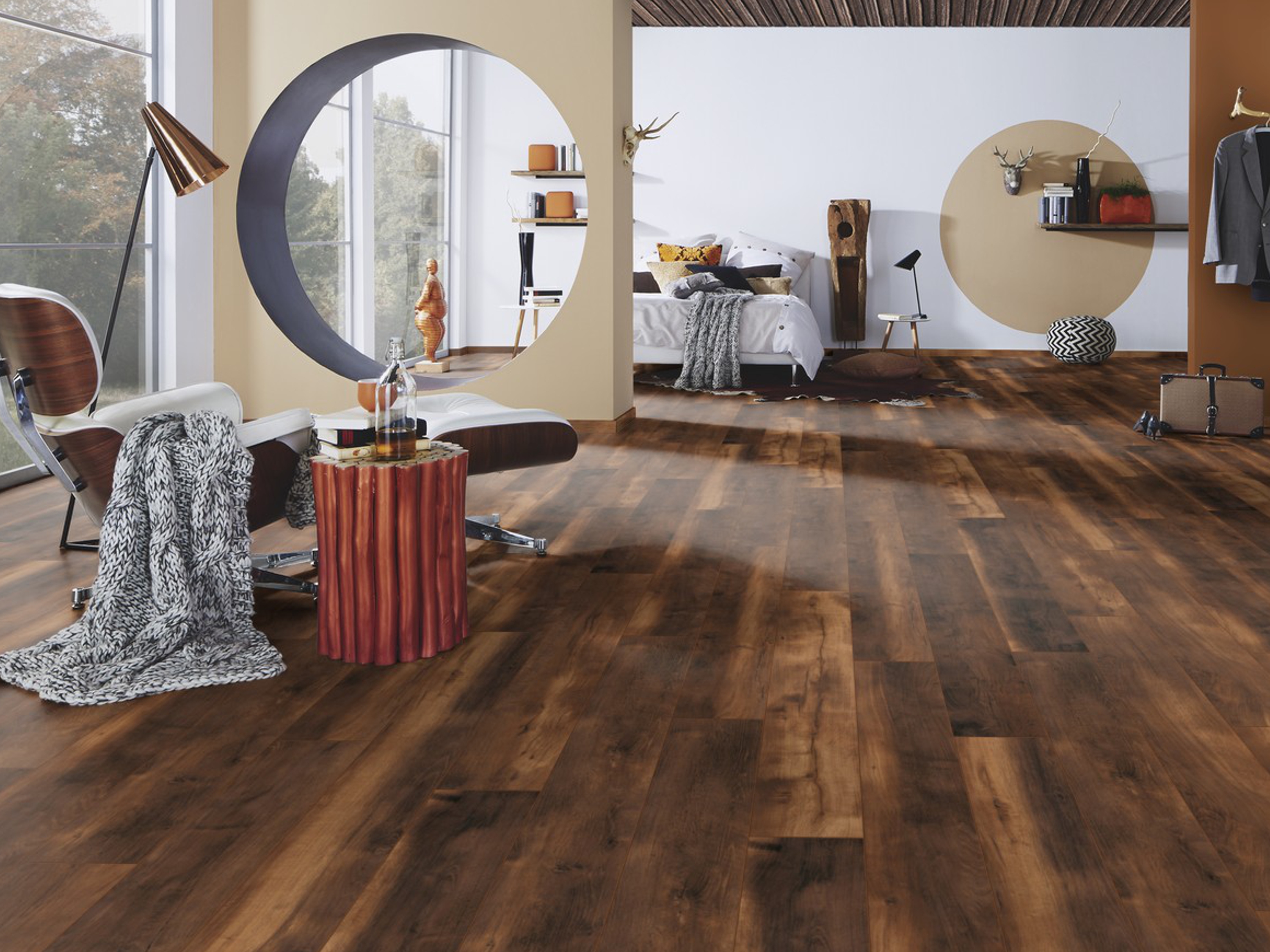 Laguna Oak K411 Landhausdiele Laminat mit Fase Vintage Classic - Krono Original