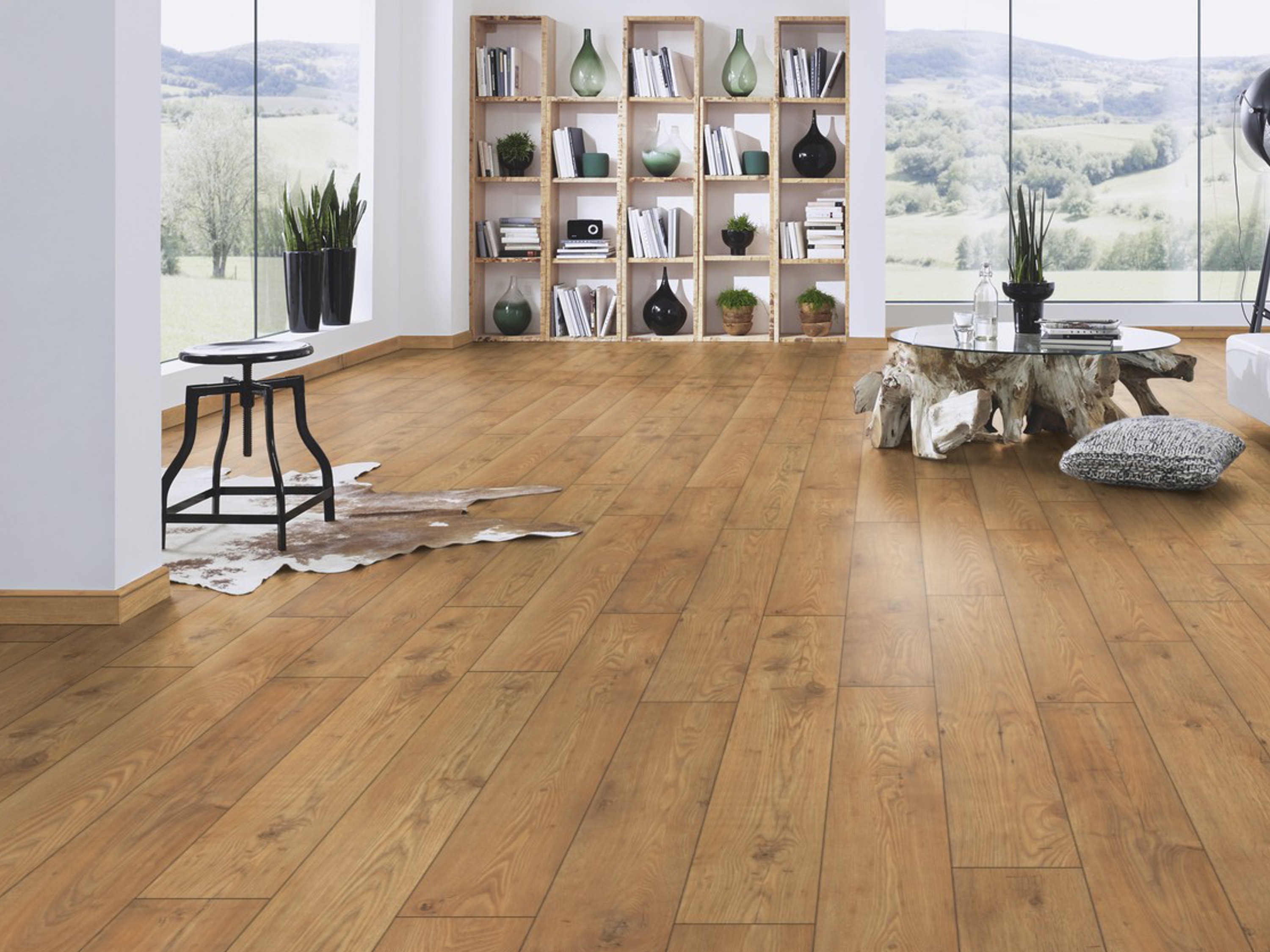 Tawny Chestnut 5537 Landhausdiele Laminat mit Fase Vintage Classic - Krono Original by Kronospan