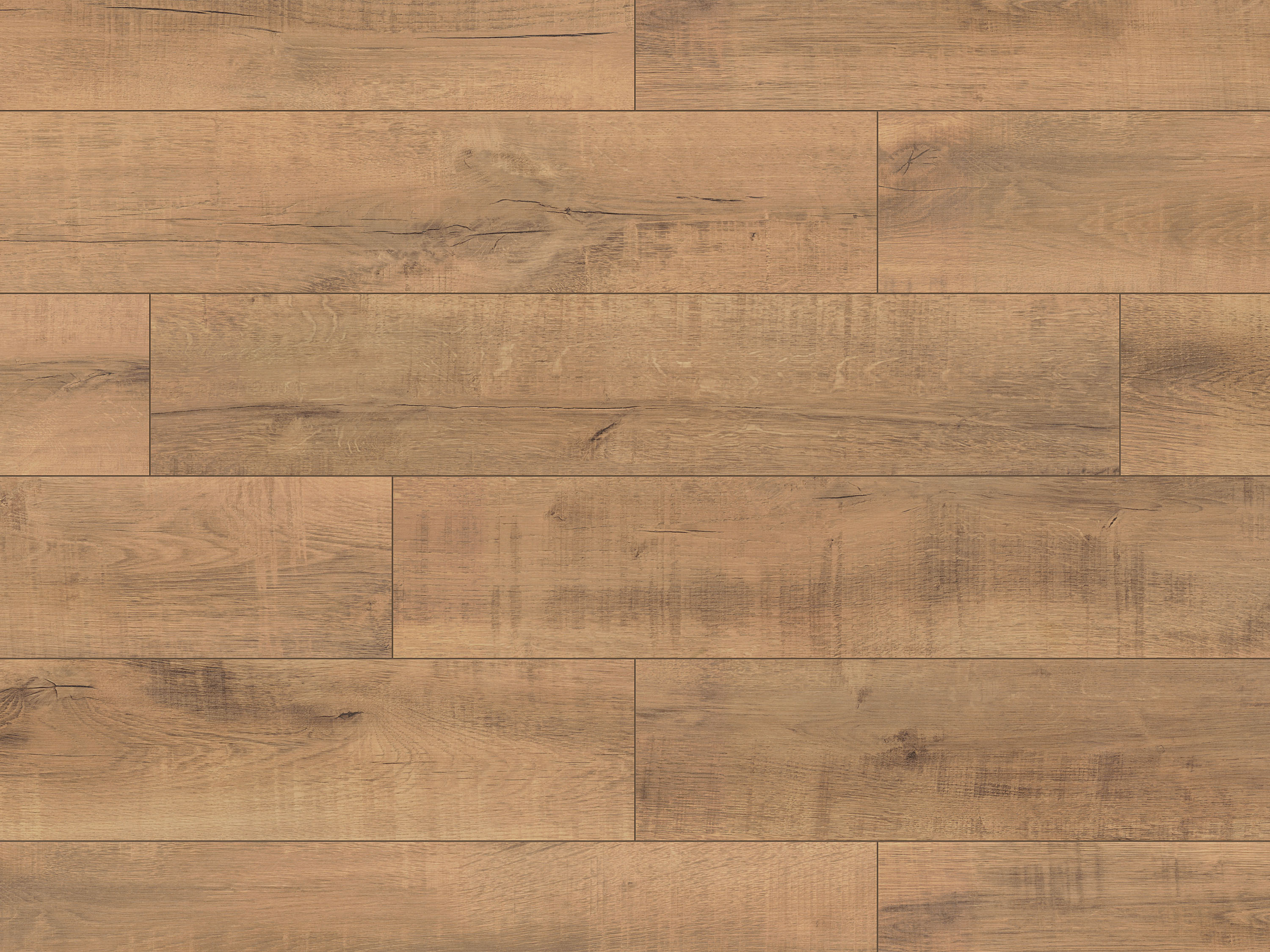 Laminatboden TRECOR® Cottage WIDE - Gold Volcano Oak K462 mit Klicksystem 7 mm Stark - Breitdiele