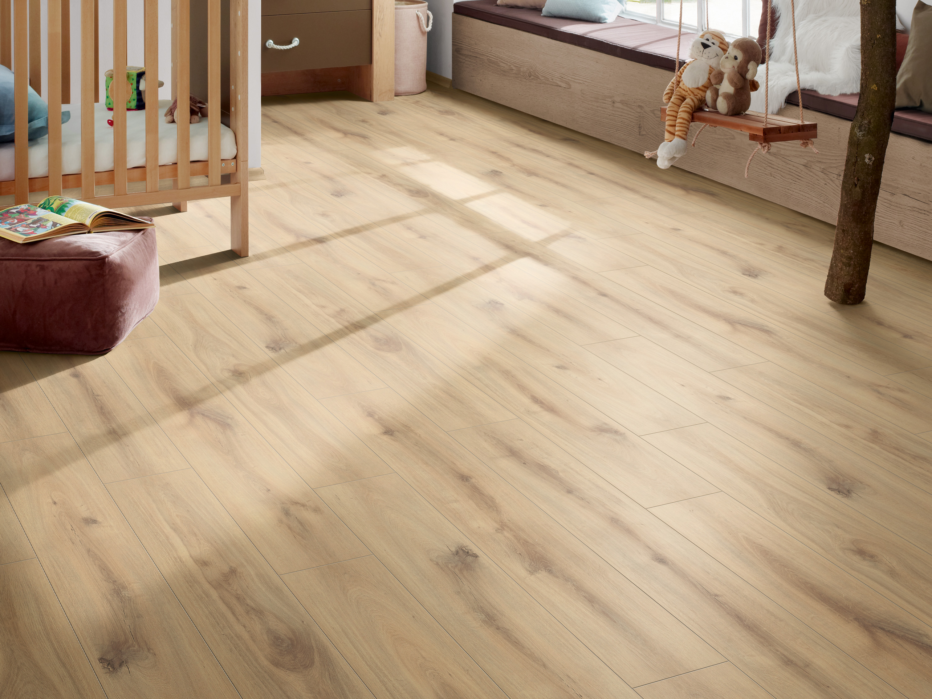 Laminatboden KronoOriginal® Super Natural WIDE - Organic Oak K063 - 8 mm Stark - Breitdiele