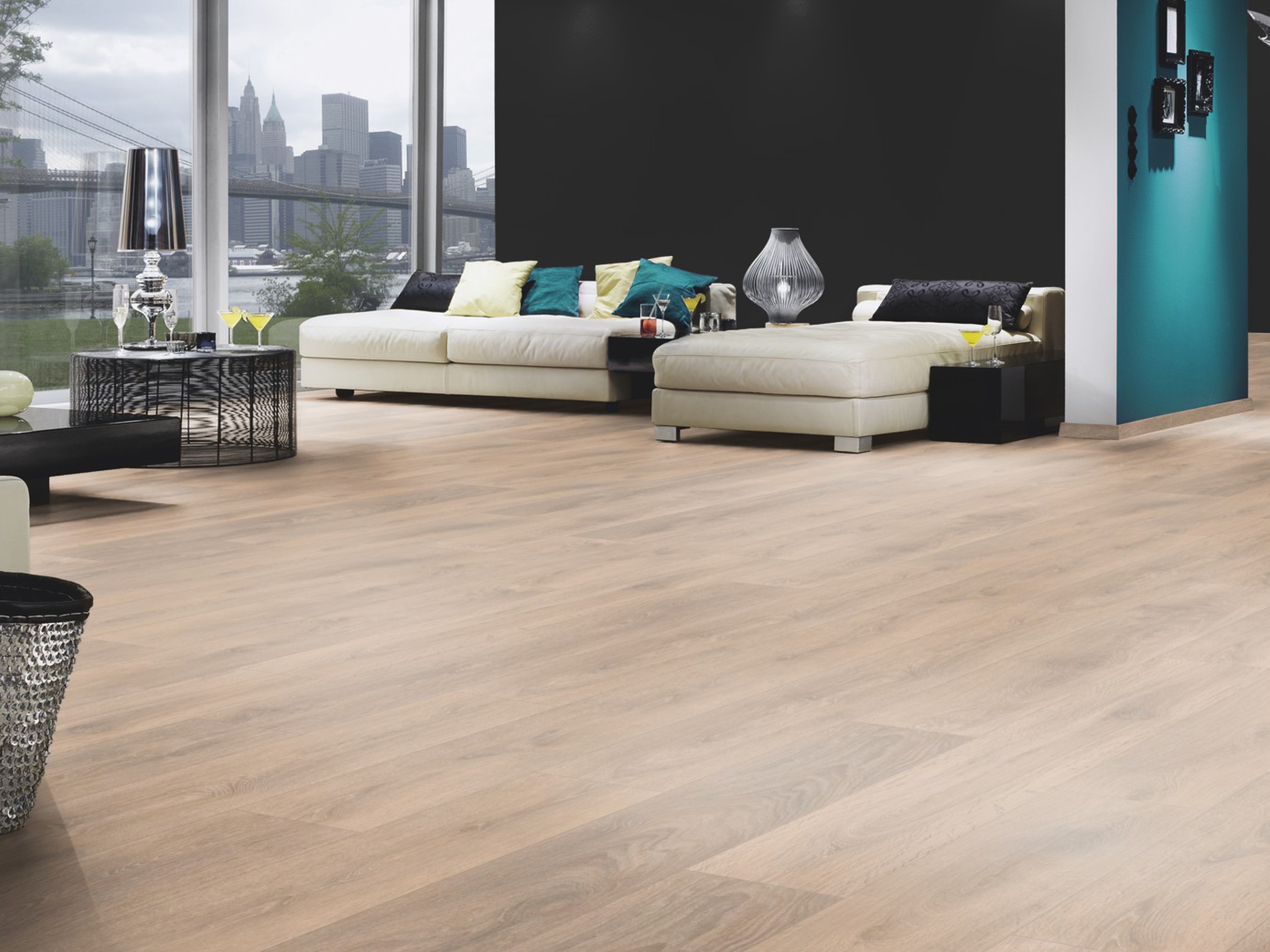 Laminatboden Blonde Oak 8575 (LP) Super Natural Classic by KronoOriginal, Stärke: 8 mm